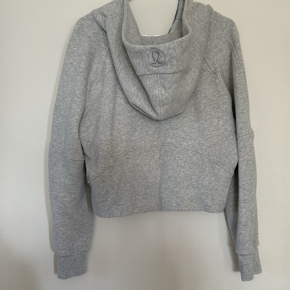 Lululemon Scuba Cropped/Oversized Half-Zip Hoodie, M/L - Picture 8 of 13
